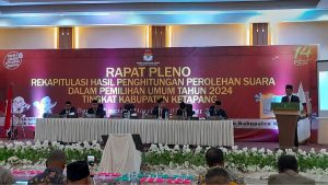 KPU Ketapang Gelar Rapat Pleno Rekapitulasi Hasil Perolehan Suara