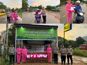 Kapolsek Nanga Tayap dan Bhayangkari Ranting Polsek Tayap Berbagi Kasih di Bulan Suci Ramadan