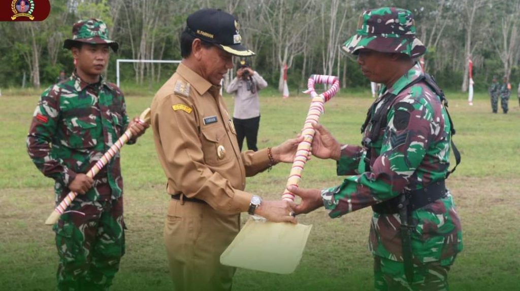 Wabup Ketapang Buka Pelaksanaan TMMD Imbangan Ke-120 Kodim 1203/Ktp