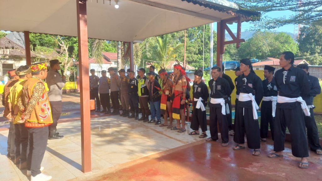 Pengamanan Rangkaian Pekan Gawai Adat Ke-4 Kecamatan Nanga Tayap