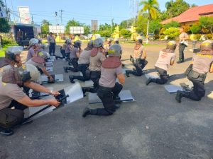 Jelang Pilkada 2024, Satuan Samapta Polres Ketapang Laksanakan Latihan Dalmas