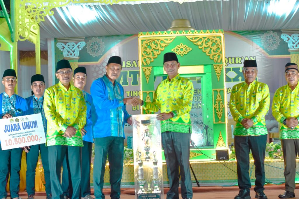 MTQ Ke-31 Tingkat Kabupaten Ketapang Secara Resmi Ditutup