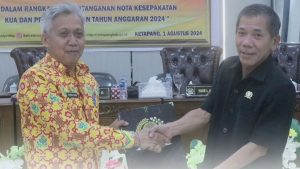 Penandatanganan Nota Kesepakatan KUA Dan PPAS Tahun Anggaran 2024