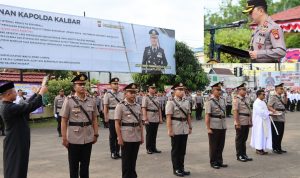 Enam Kapolsek Dilingkungan Polres Ketapang Laksanakan Sertijab