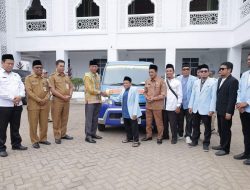 BKPRMI Terima Bantuan Mobil Pemelihara Masjid Dari Yayasan Prabowo