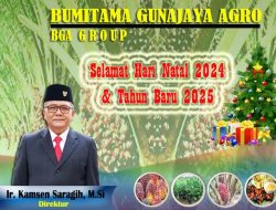 Ucapan Selamat Natal 2024 Dan Tahun Baru 2025, PT BGA