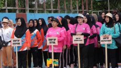 Kejuaraan Volly dalam rangka HUT Dharmawanita Persatuan (DWP) ke-25 tahun 2024