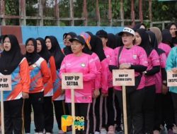 Kejuaraan Volly dalam rangka HUT Dharmawanita Persatuan (DWP) ke-25 tahun 2024